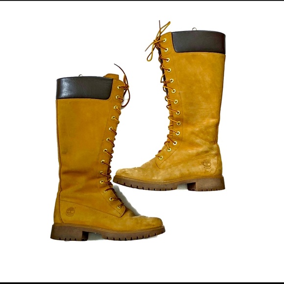 Timberland 14 Inch Premium Tall Leather Boots - Picture 2 of 4